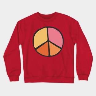 Retro Peace Sign 2 Crewneck Sweatshirt